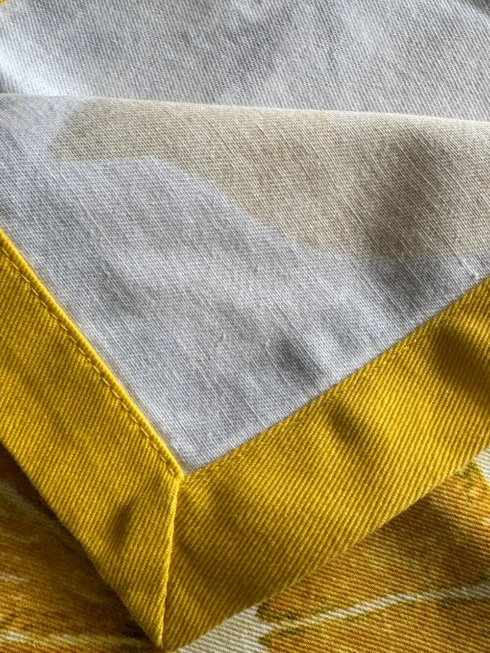 Williams Sonoma Meyer Lemon Print Dinner Napkins Cotton 20
